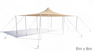 Kitstretchtent6x8nowallzand-Nomadikstretch