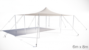 Kitstretchtent6x8nowallwit-Nomadikstretch