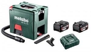 MetaboAS18LPCLi-IonAccuAlleszuigerBouwstofzuigerSet2x52AhLi-PowerAccu-L-Klasse-75L
