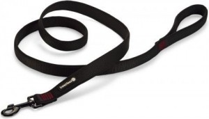 BeezteesParincaPremium-Hondenriem-Nylon-Zwart-180cmx25mm