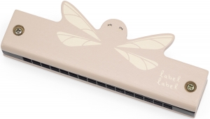 LabelLabelRozeHoutenMondharmonica