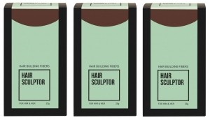 HairSculptorHairBuildingMiddenbruinFibres3stuks25gramVOORDEELPAKKET