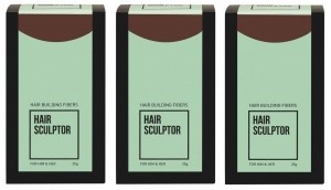 HairSculptorHairBuildingMiddenbruinFibres3stuks25gramVOORDEELPAKKET