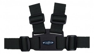 ZaffiroUniverseelZwartKinderstoelTuigjemetLooplijn