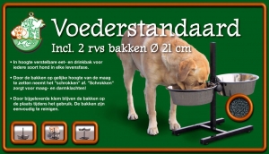 HondenbakHstandaard21cmGebrdeBoon-Gebrdeboon
