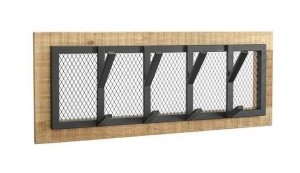 LABEL51KapstokCrudeMangohout75x30x11cm-Zwart