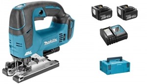 MakitaDJV142RTJ144VLi-IonAccuDecoupeerzaagSet2x50AhAccuInMbox-D-greep-Variabel-Koolborstelloos