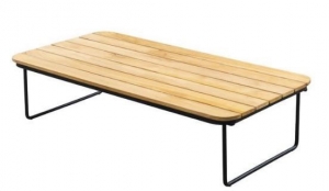 Taiyocoffeetafel120x60x30cmaluminiumblackteakYoi-Yoi