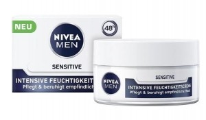 NiveaNIVEAMenSensitiveIntensiveDagcrme50ml-VerzachtHydrateertGevoeligeHuid