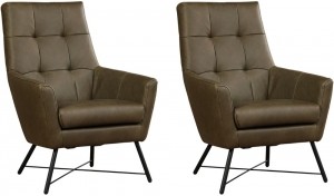 Setvan2LerenfauteuilsProud-EchtleerModernComfortabelenkiesuitmeerdan150kleuren-OntdekdeVeleLeersoortenenKleurenbijShopX