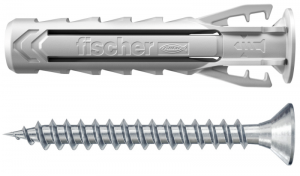 Fischer568206SXPlusPluggen-6X30Mm-MetSchroef45X40mm50St
