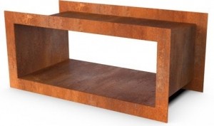 EguraUitsparingCortenstaalHoutopslag-Rechthoekig780x350x380mmGeroba-Geroba