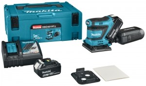 MakitaDBO481RTJLXT18VLi-ionAccuVlakschuurmachineSet2x50AhInMbox-114x140Mm