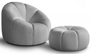 FauteuilmetpoefPlushNADUVICollection
