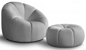 FauteuilmetpoefPlushNADUVICollection