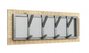 LABEL51KapstokCrudeMangohout75x30x11cm-BurnedSteel