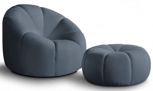 FauteuilmetpoefPlushNADUVICollection