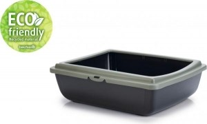 BeezteesJulietEco-Kattenbak-GroenZwart-48x38x14cm