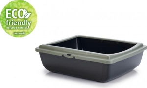 BeezteesJulietEco-Kattenbak-GroenZwart-48x38x14cm