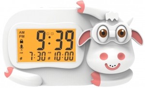 EcoToysKoeWitDigitaleKinderwekkerSlaaptrainer