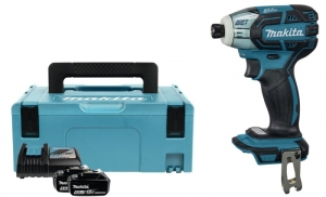MakitaDTS141RTJ18VLi-IonAccuImpulsSlagschroevendraaierSet2x50AhAccuInMbox-Koolborstelloos