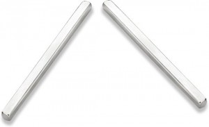 CasaJewelryOorhangersStick-Zilver-5cm