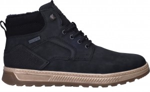 RiekerTEXVeterschoenenZwart