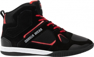 GorillaWearTroyHighTopsSportschoenen-ZwartRood-38