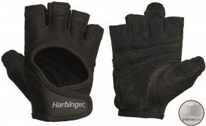 HarbingerWomensPowerStretchbackFitnessHandschoenen-Zwart-S