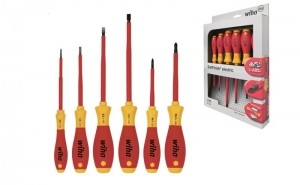 Wiha320NK66-deligeSoftFinishElectricSleufkopPhillips-Schroevendraaierset