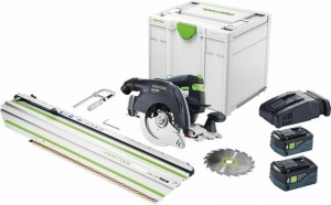 FestoolHKC5550EBI-Set-FSK42018VLi-IonAccuPendelkapzaagSet2x50AhInSystainer-160mm