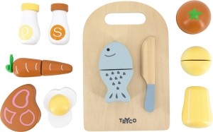 TrycoHoutenSnijplankmetSpeelgoedEtenTR-303025