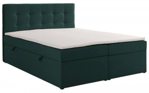 BoxspringRodezvelvetmetopbergruimteentopper180x200cmNADUVICollection