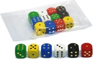 GekleurdeHoutenDobbelstenen-20mm12stuks