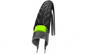 BuitenbandSchwalbeMarathonGreenGuard40-406-ZwartmetReflectie