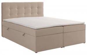 BoxspringRodezvelvetmetopbergruimteentopper180x200cmNADUVICollection