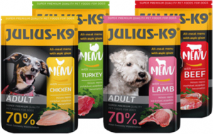 Julius-K9Proefpakket-All-meatmenu-4x125g