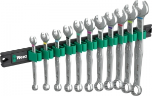 Wera0502023300111-delig9640Magneetstrip6003Joker1Ringsteeksleutelset