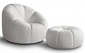 FauteuilmetpoefPlushNADUVICollection