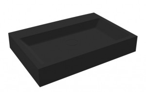 BestDesignNeroOperasolidsurfacewastafel60x42x10cm