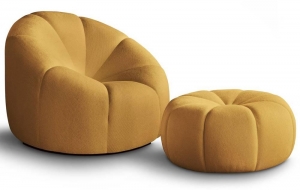 FauteuilmetpoefPlushNADUVICollection