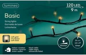 Ledbasic9meter120LEDzwartsoftgoldLumineo-Lumineo