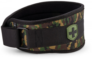 HarbingerFoamCoreLiftingBelt-45inch-WoodlandCamo-L