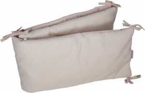 MamaLoesTeddyBoucleNaturel30x180cmBedbumper