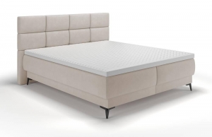 BoxspringReyunovelvetmetopbergruimte140x200cmSelseyDesign