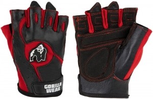 GorillaWearMitchellTrainingGloves-FitnessHandschoenen-ZwartRood-3XL
