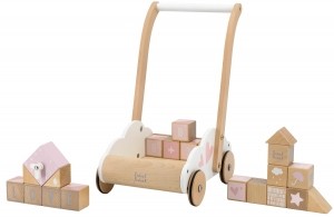 LabelLabelRozeHoutenLoopwagenMetBlokkenLLWT-24685