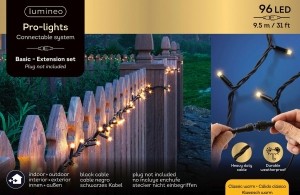 Ledbasiclight95meter96LEDzwartklassiekwarmLumineo-Lumineo