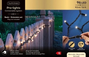 Ledbasiclights95meter96LEDzwartwarmwitLumineo-Lumineo