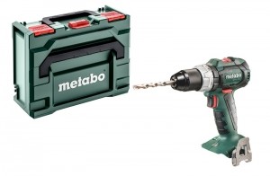 MetaboSB18LTBL18VLi-IonAccuKlopboor-schroefmachineBodyInMetaBOX-Koolborstelloos